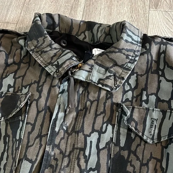 M-65 Tree Bark pattern field jacket men’s sz L, as is - Picture 5 of 16